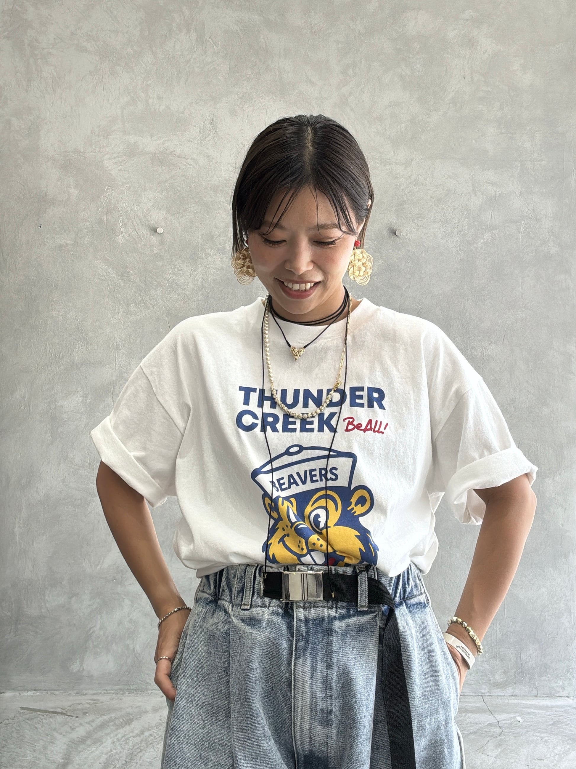 結び屋虹園／たまむすびとビーズのマンテルネックレス