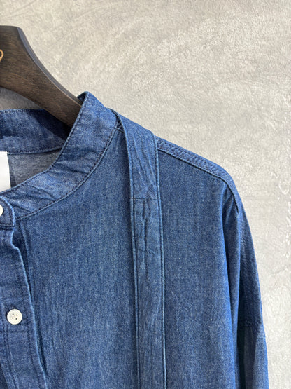 ライトデニムブラウス／Dignite collier