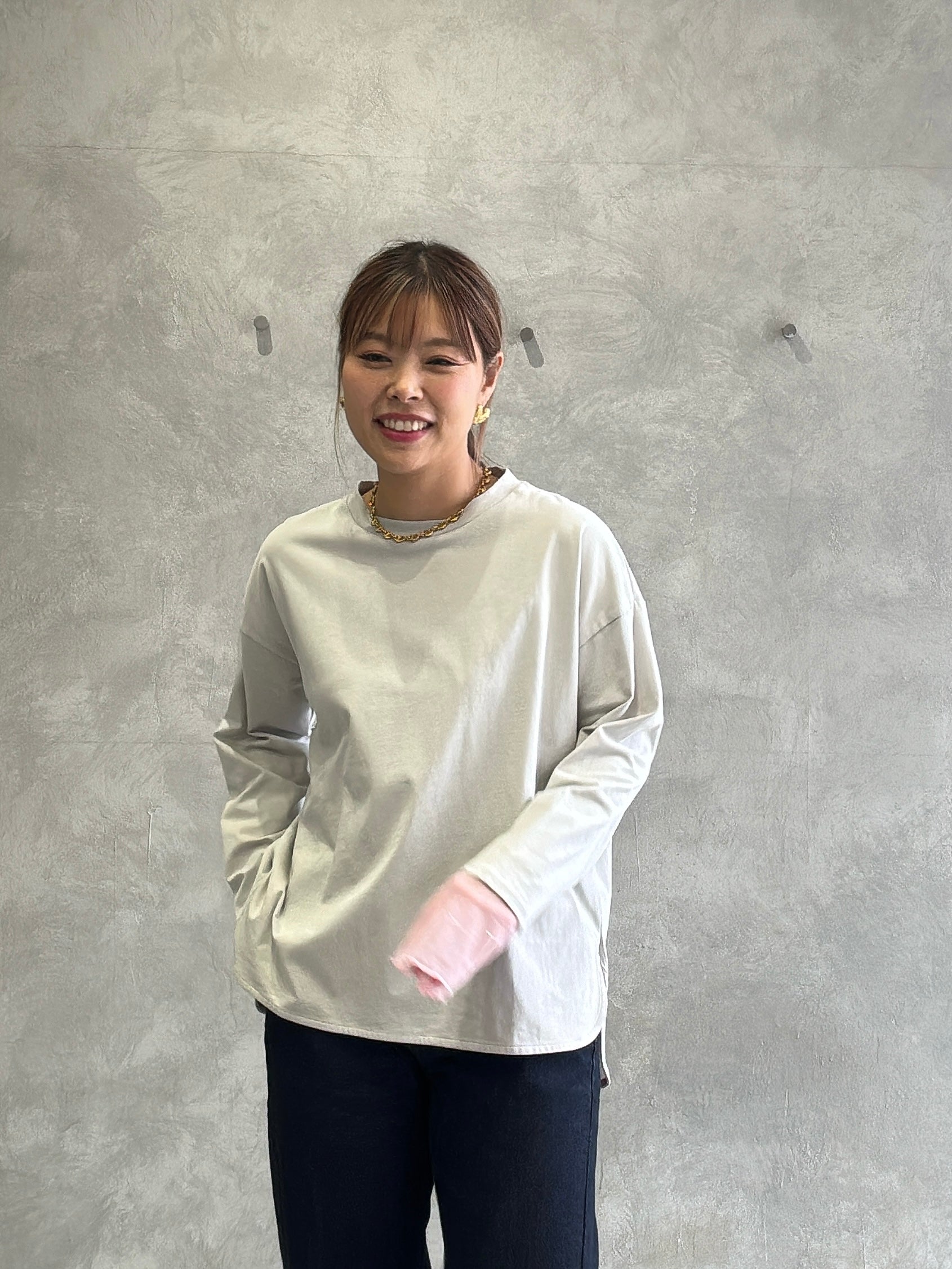 シアードッキング無地ロンT