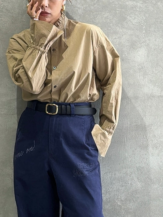 フリルシャツ／LE MÉLANGE