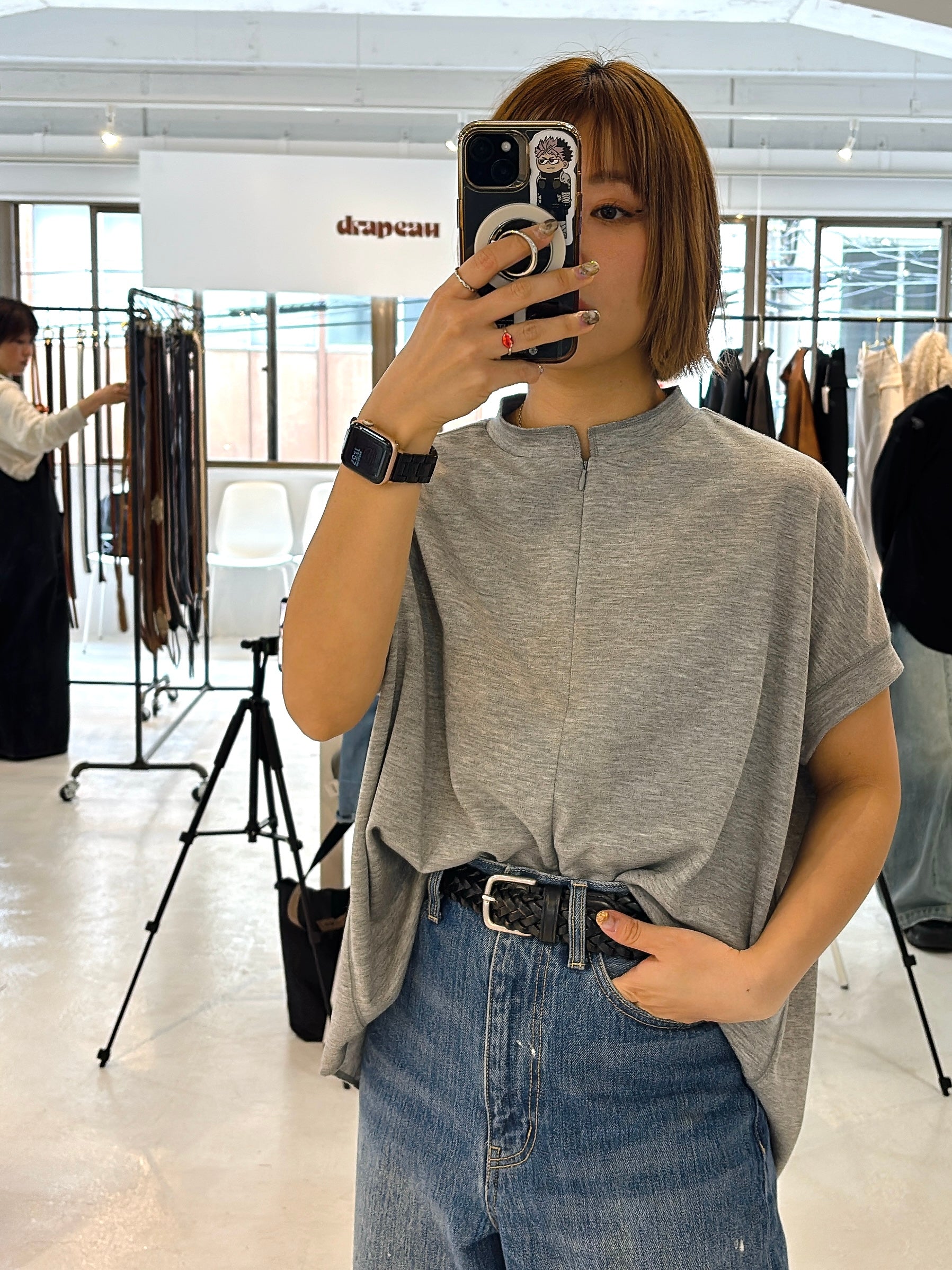 【予約⚡︎販売】フロントジップカットソー／MG CT-26104-A／MARGAUX VINTAGE／2026 AW＃1