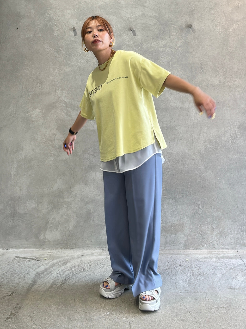 ルーミーパンツ／Anna Kerry／MNMS