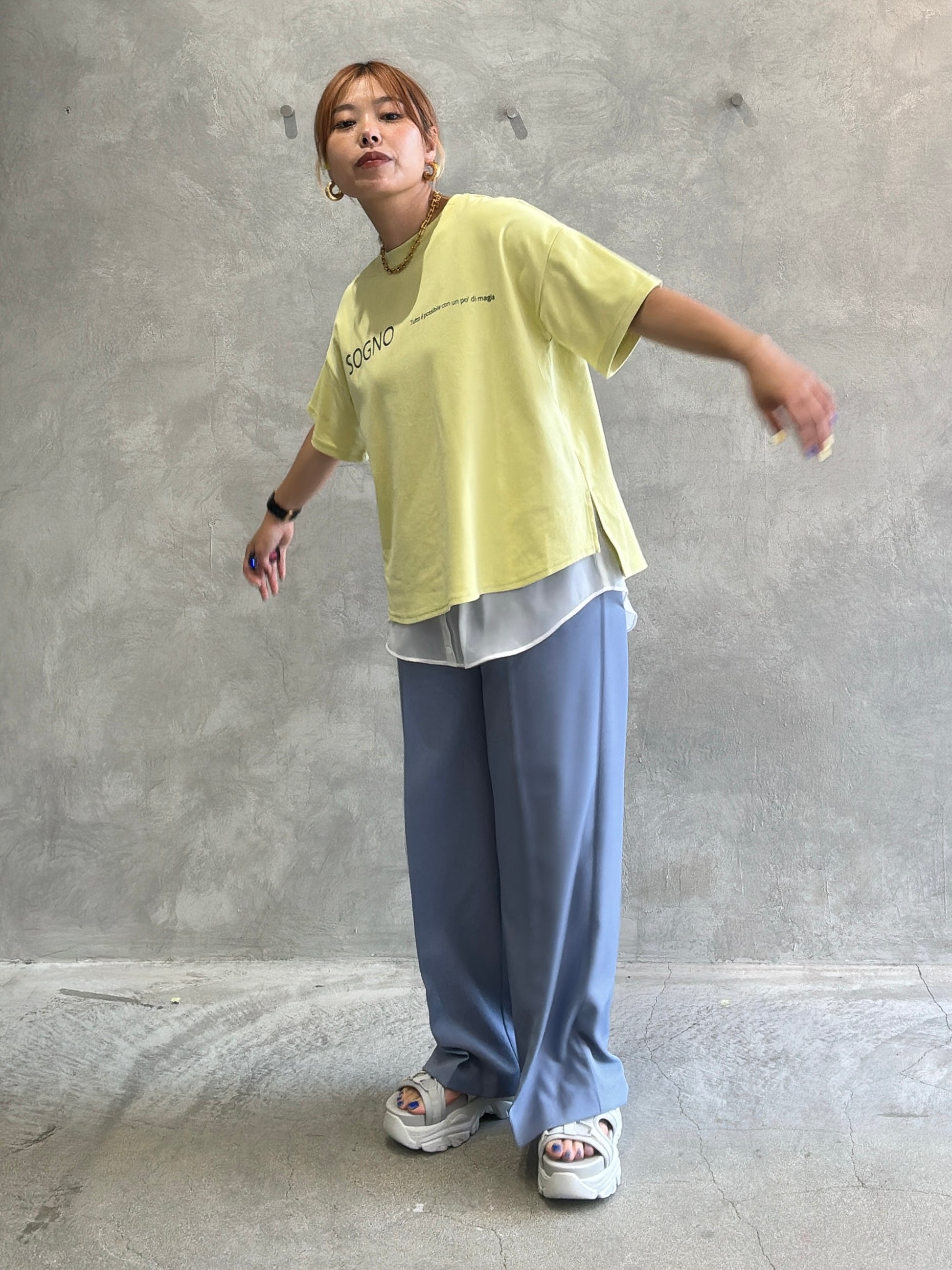 ルーミーパンツ／Anna Kerry／MNMS