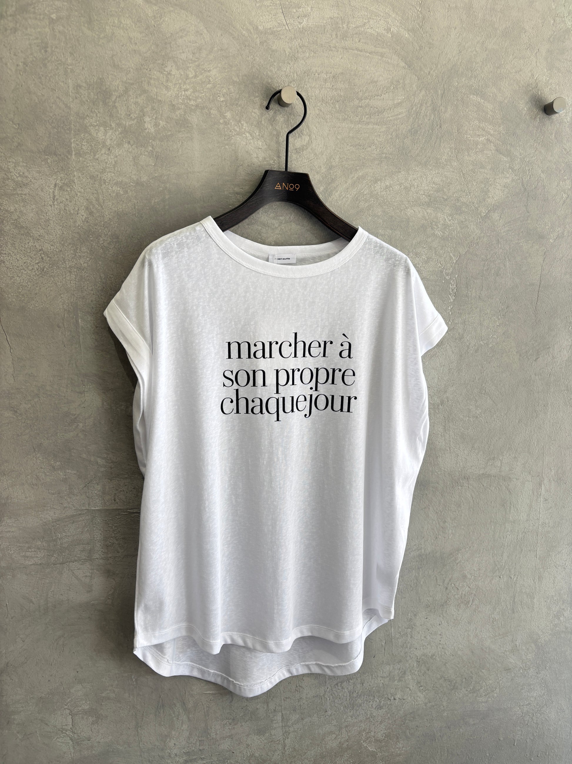 【予約販売】marcher シアー天竺ソフトフレンチTシャツ／ING