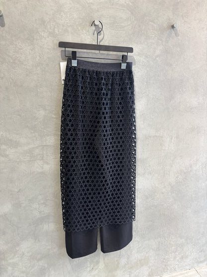 メッシュレイヤードパンツ／LHELBIE