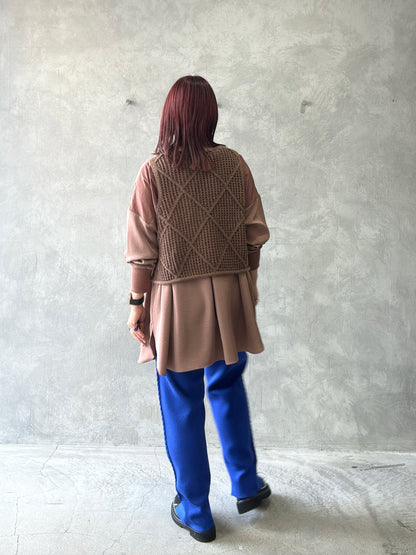 ケーブルラインニットジョガーパンツ／CYAN tokyo