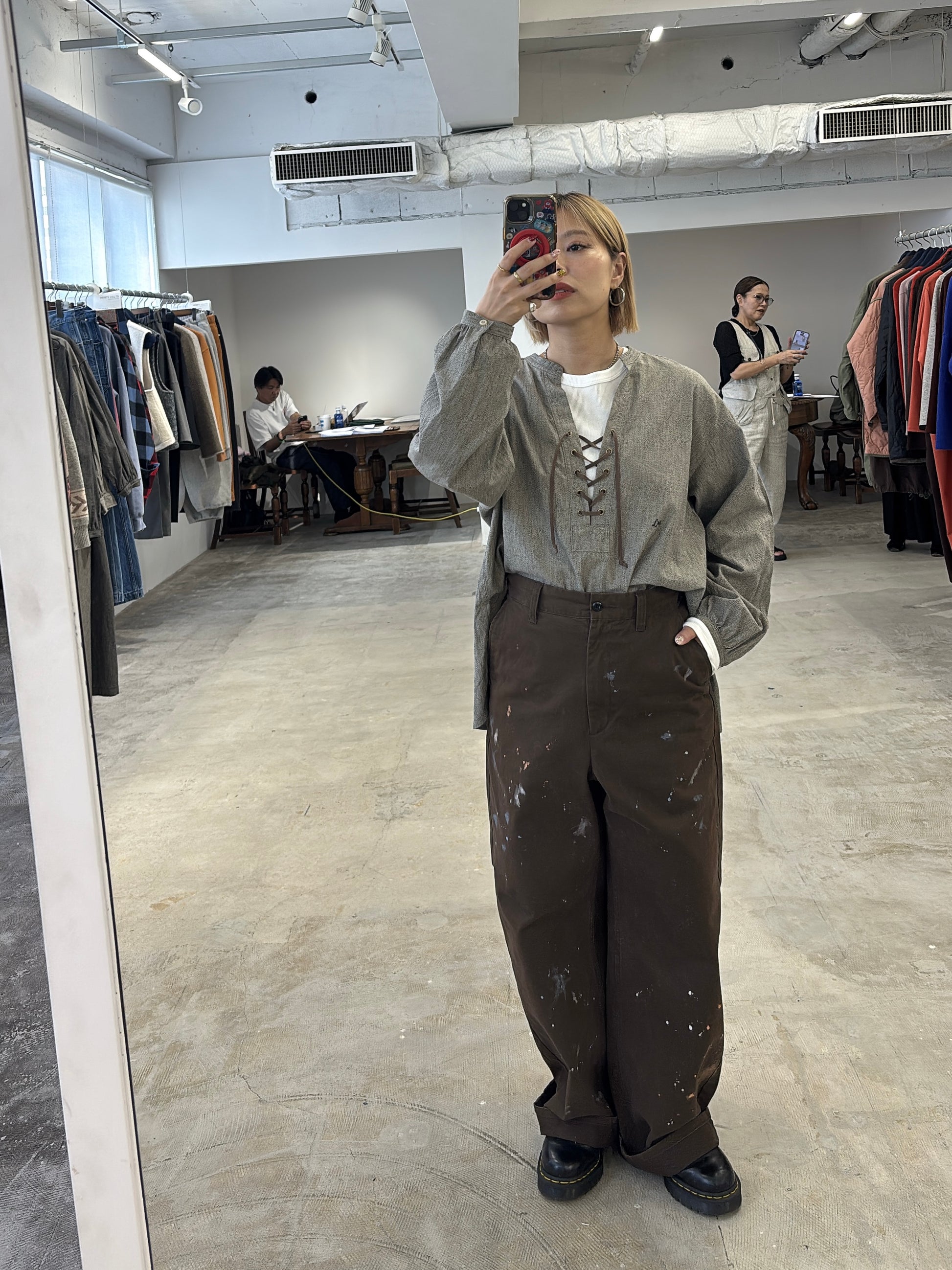【予約⚡︎販売】杢シャンブレープルオーバーシャツ／8653204／LE MÉLANGE／2026 AW #2