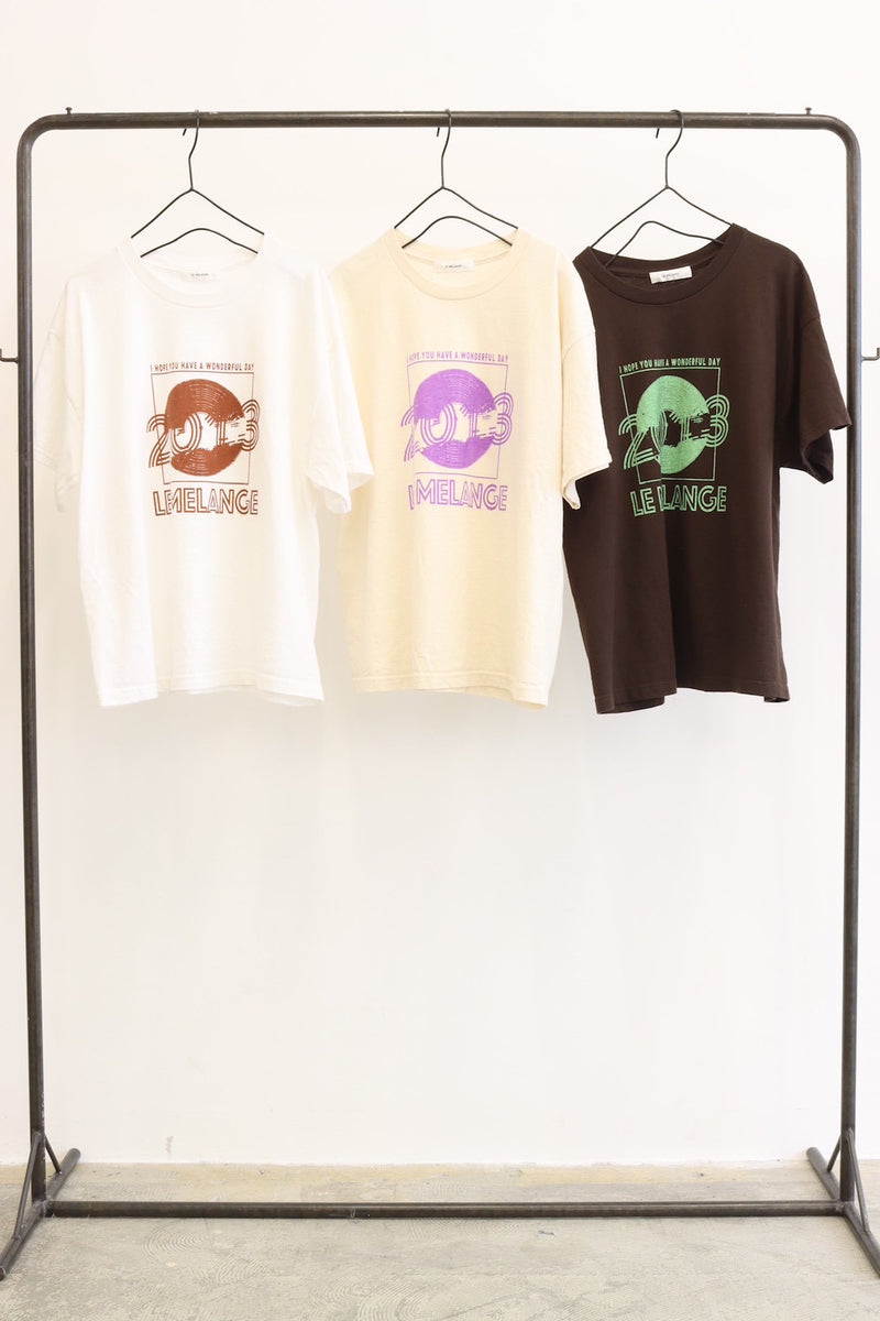 プリントTシャツ／8621008／LE MÉLANGE