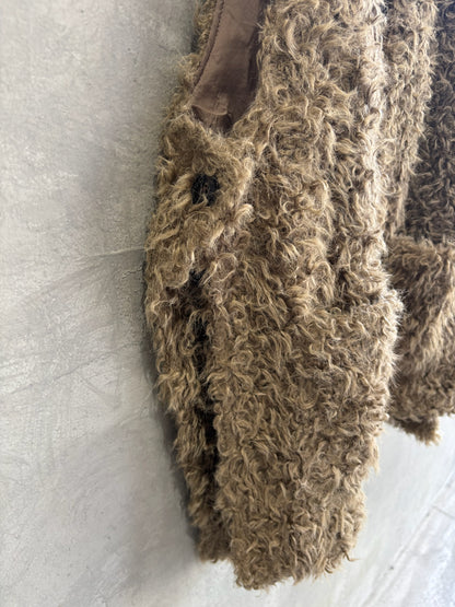 バックオーバーカーリーファーベスト／CYAN TOKYO