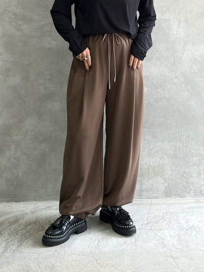 【再入荷】タックポケットジャージジョガーパンツ／CYAN TOKYO