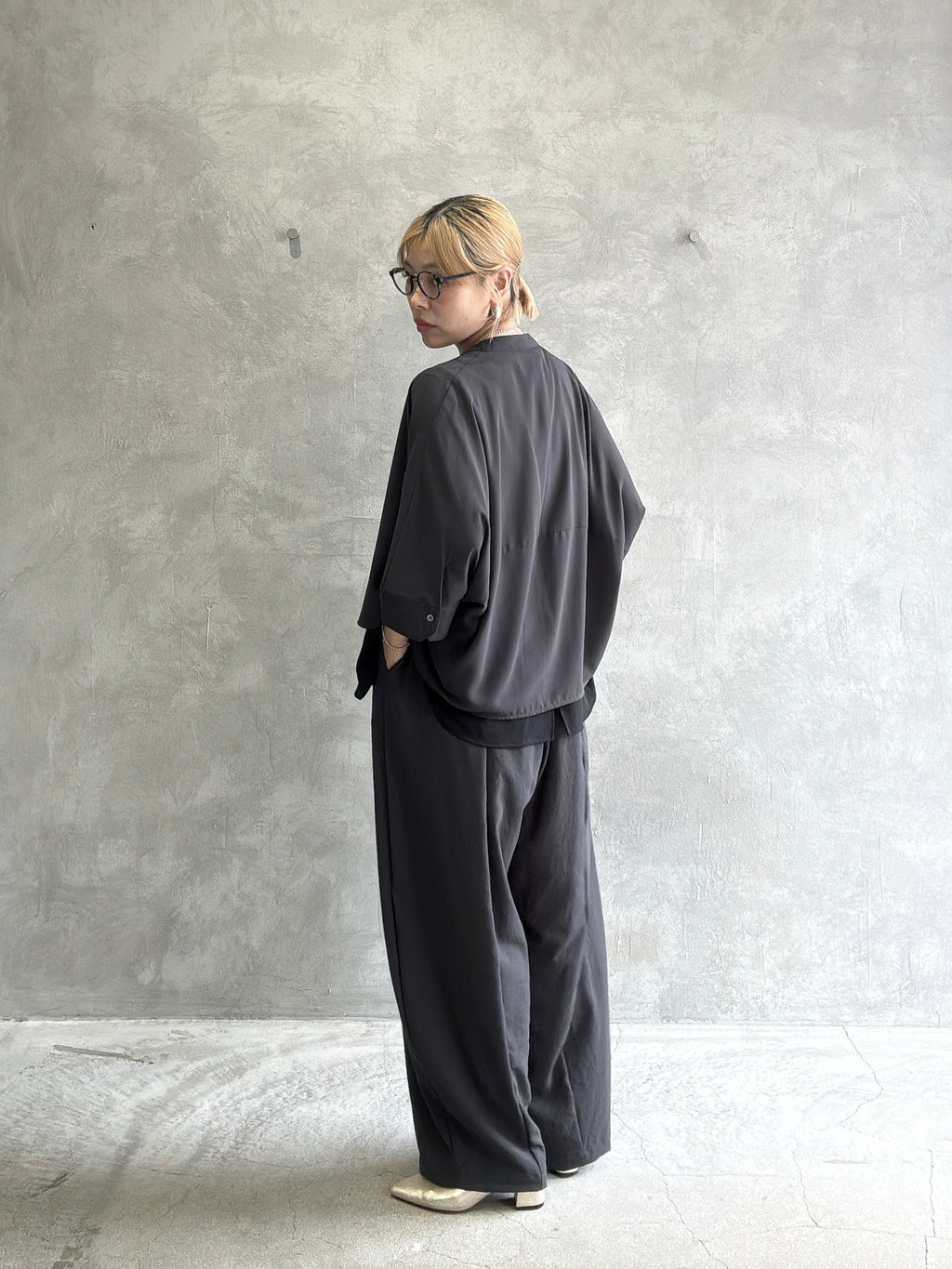 【NEW】ショートブラウス／”涼しい”シリーズ／Dignite collier