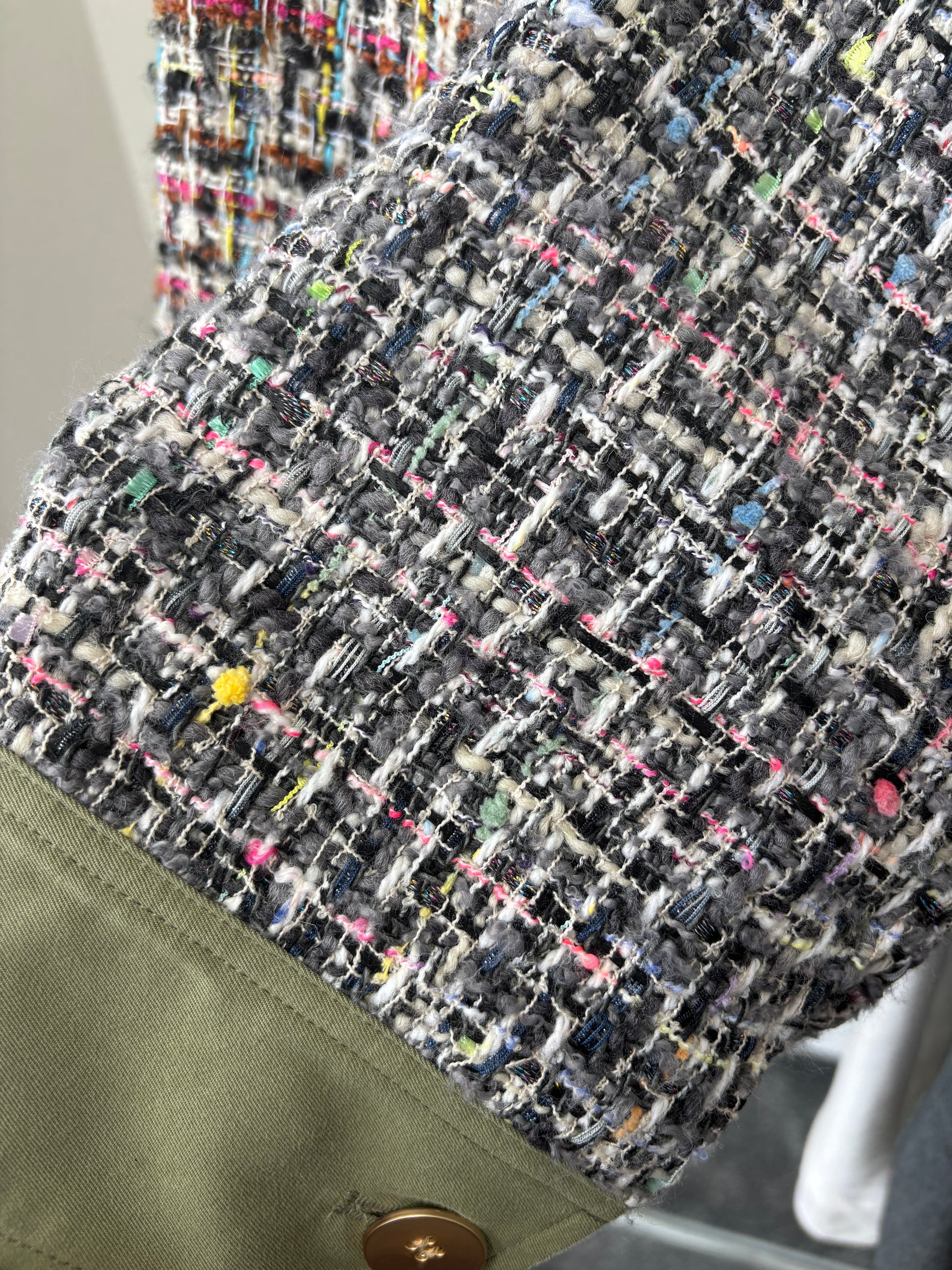 【予約⚡︎販売】ハーフスリーブ MIXツイードJK／604483／CYAN tokyo／2026 AW#1