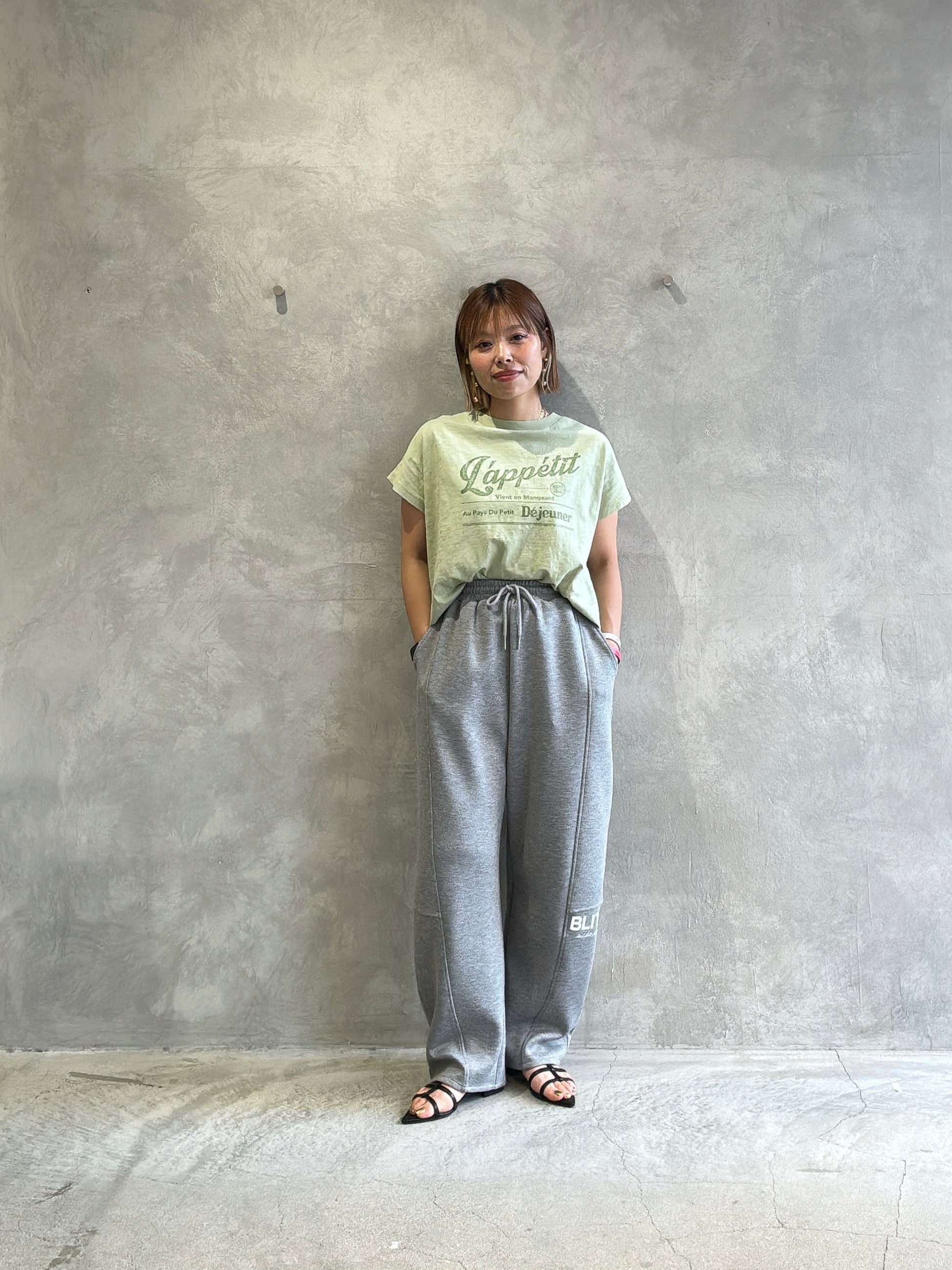 【予約販売】LappetitゆるフレンチスラブTシャツ／ING