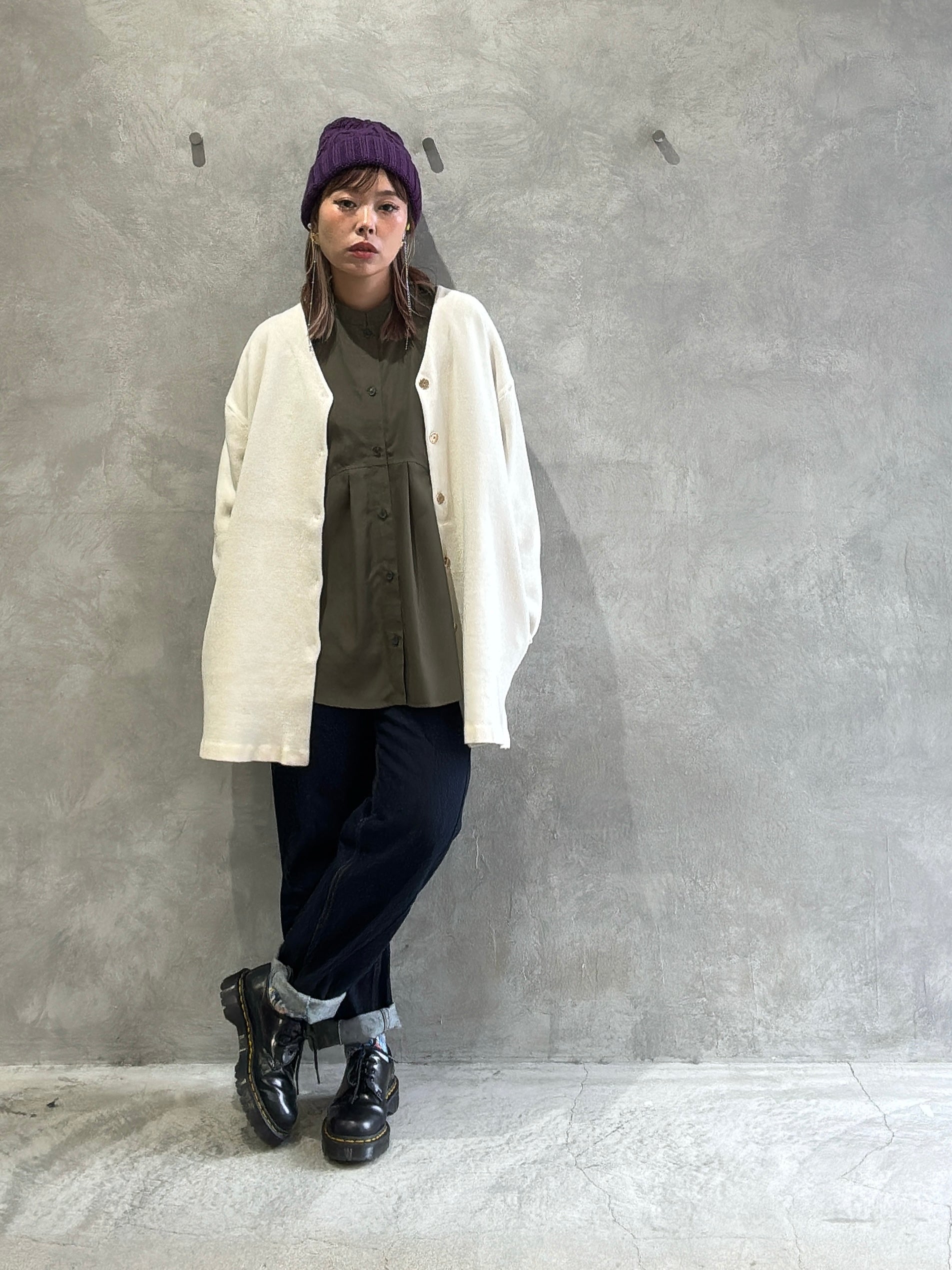 ゆるフィットニットキャップ