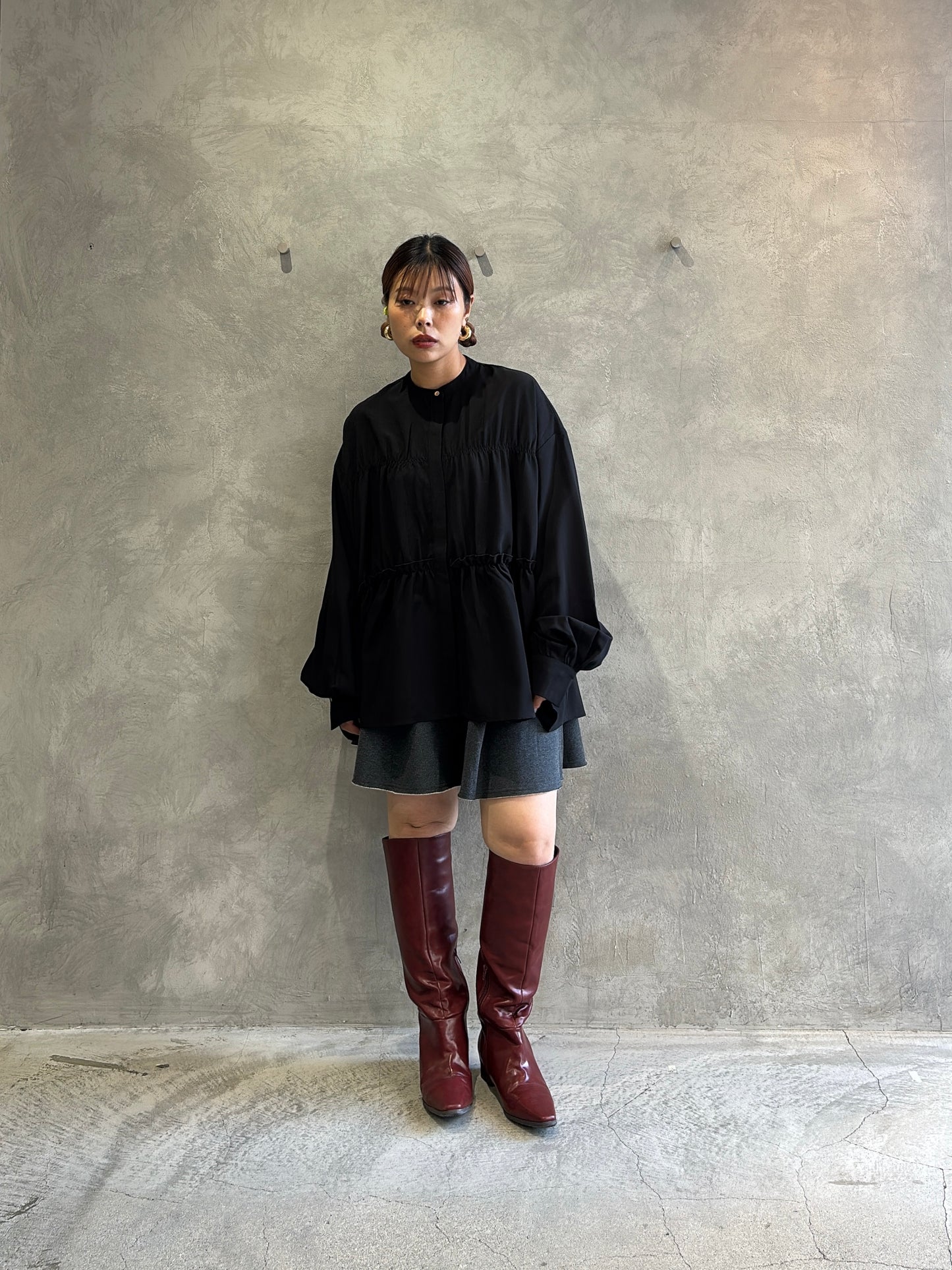 裏起毛フレアショーパン／VERSEAU