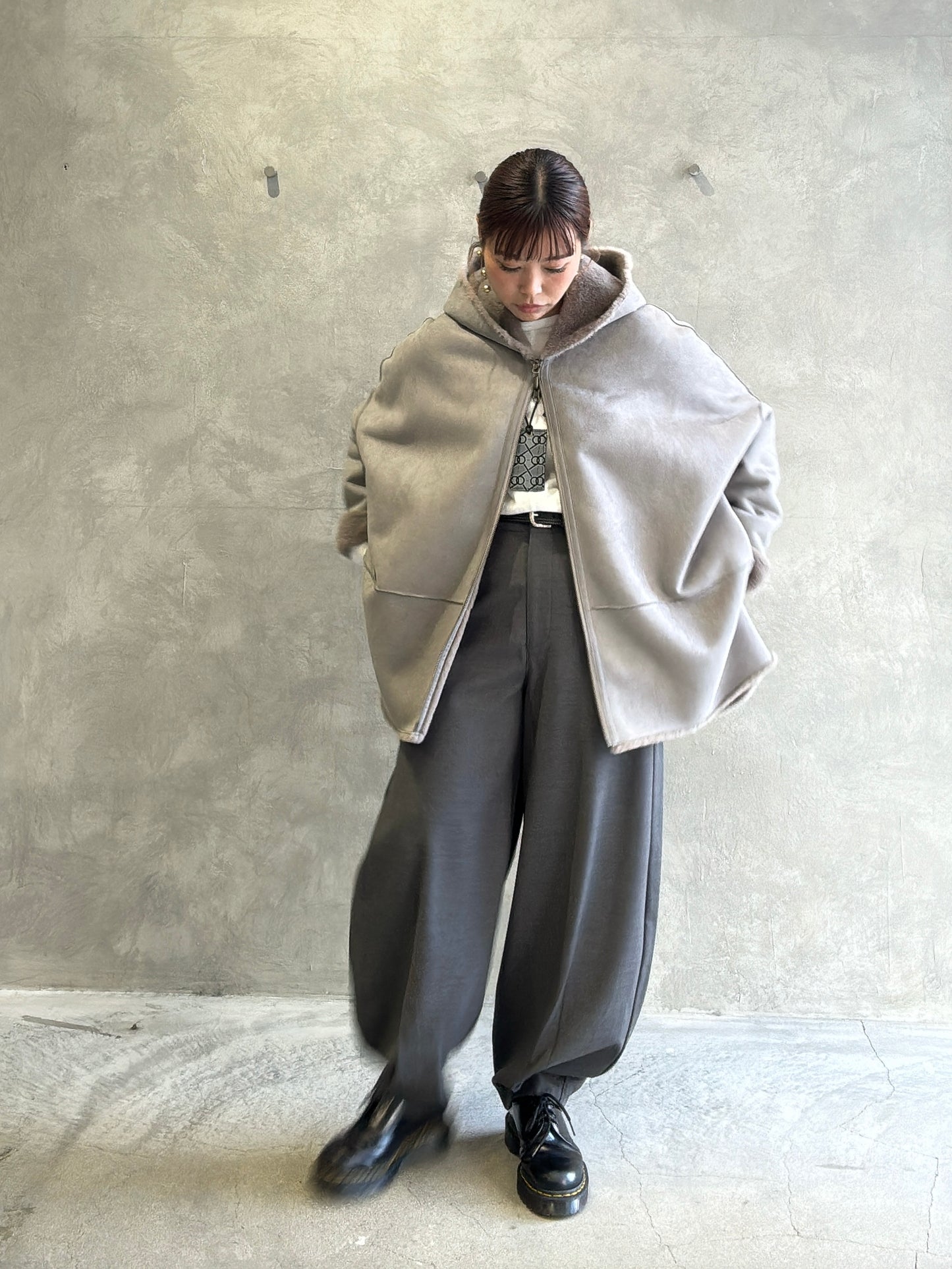 【再入荷】カフタックパンツ／Anna Kerry