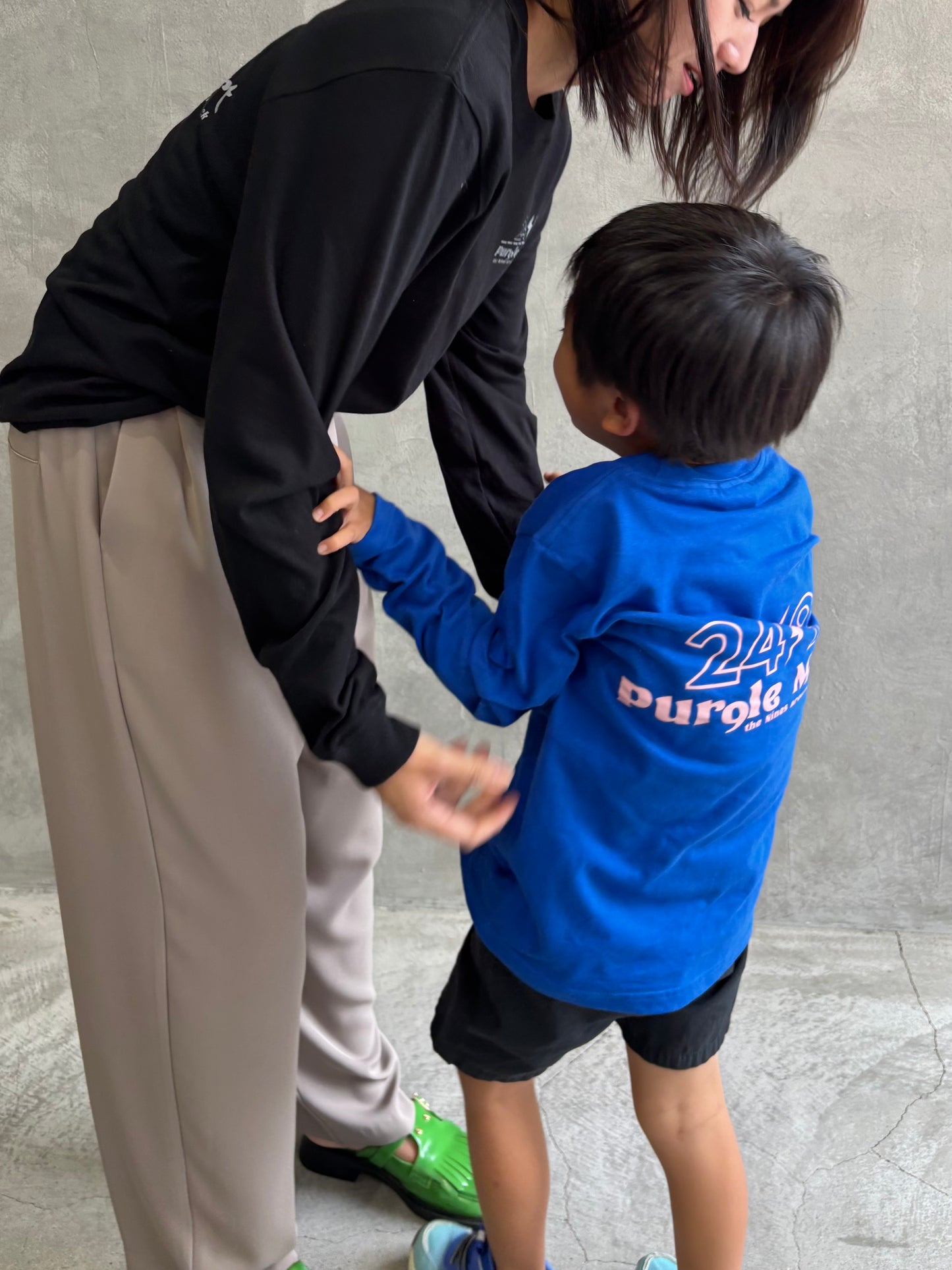 受付終了【予約販売】PURPLE MART⚡︎キッズロンT／the Nines