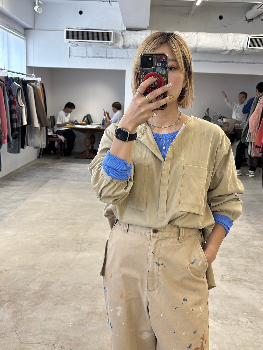 受付終了【予約⚡︎販売】ノーカラープルオーバーシャツ／8653203／LE MÉLANGE／2026 AW #2