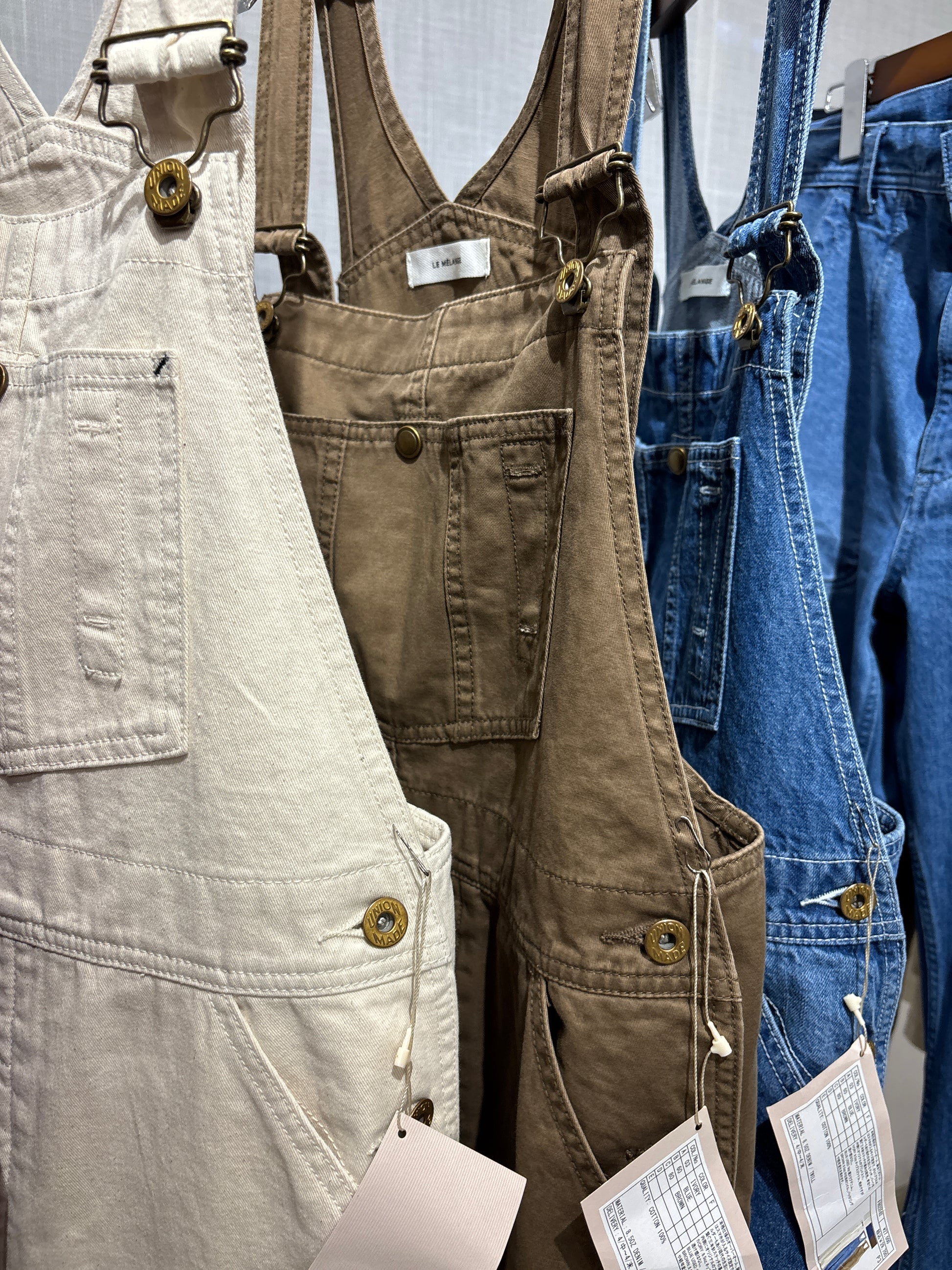 受付終了【予約販売】オーバーオール／8623502／LE MÉLANGE／2026 SS#2