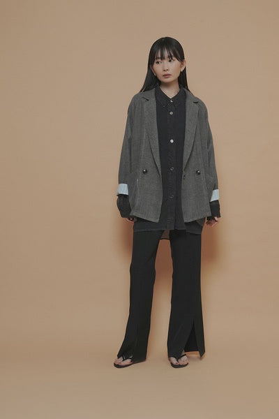 【予約⚡︎販売】リネンライクジャケット／710554／CYAN TOKYO／2027SS #1
