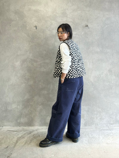 ハート柄パディングベスト／MG JK-26086-A／MARGAUX VINTAGE／2026 AW＃1
