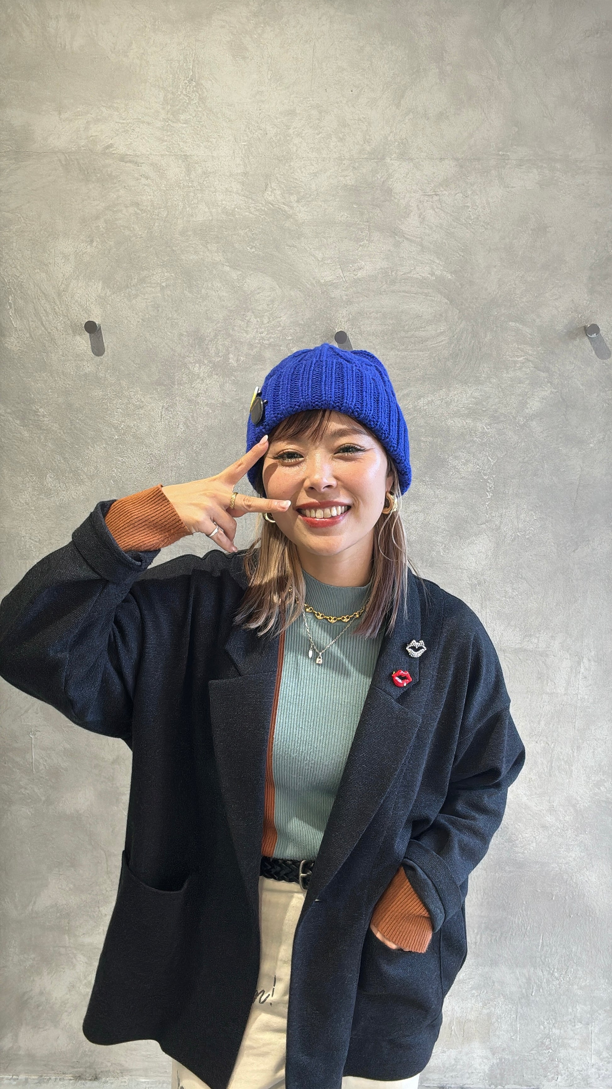 ゆるフィットニットキャップ