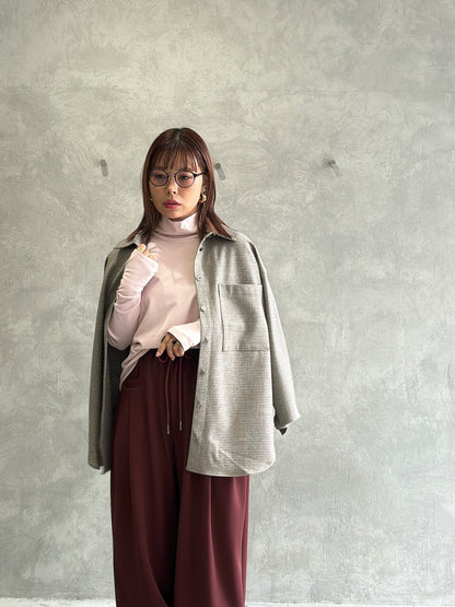 スタンドネックあったかロンT／ANNA  KERRY