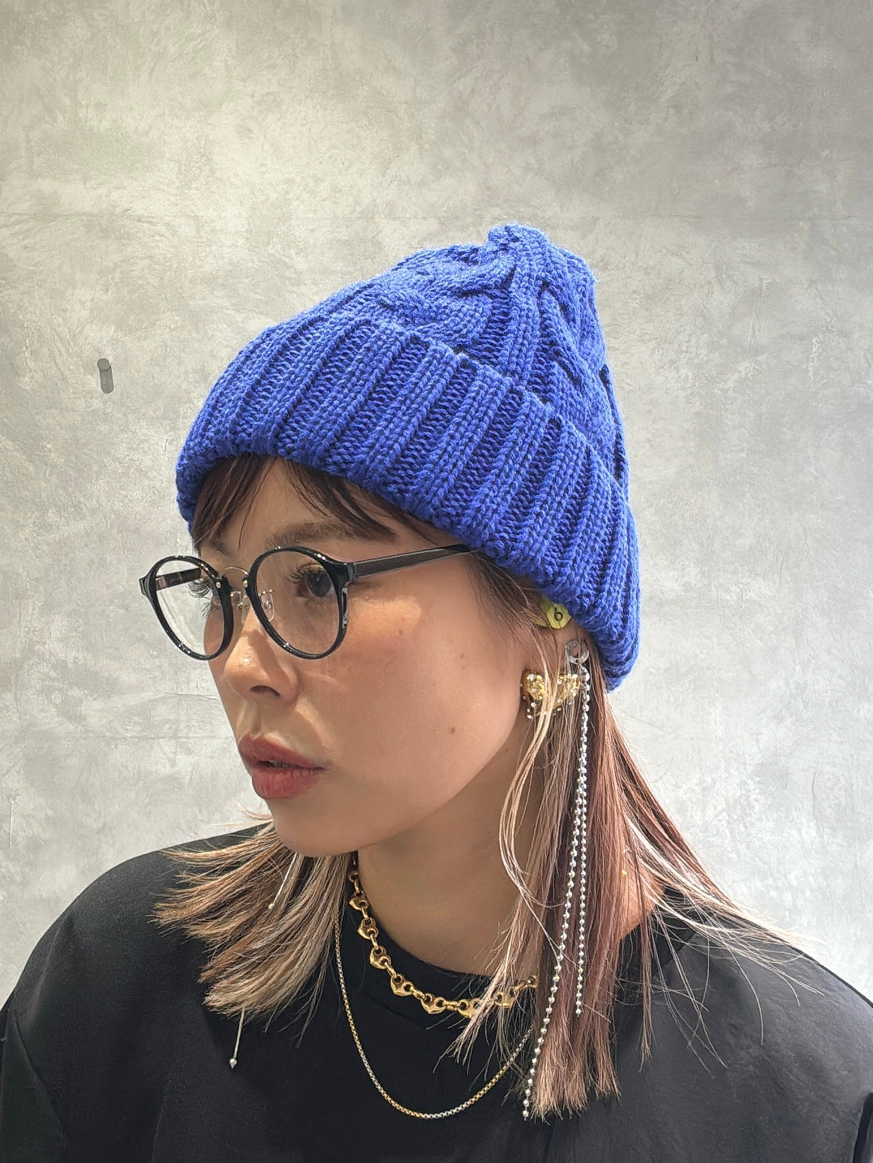 ゆるフィットニットキャップ