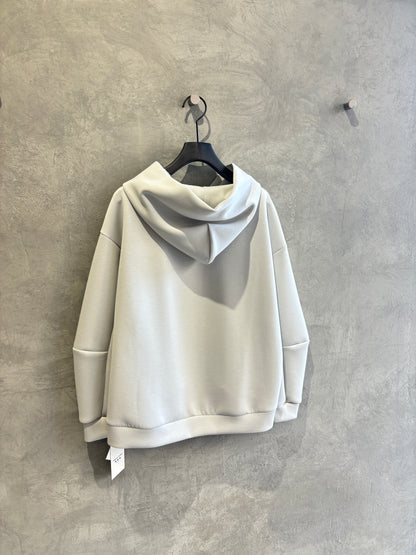 【再入荷】ボンディング「9」刺繍パーカー／Dignite collier