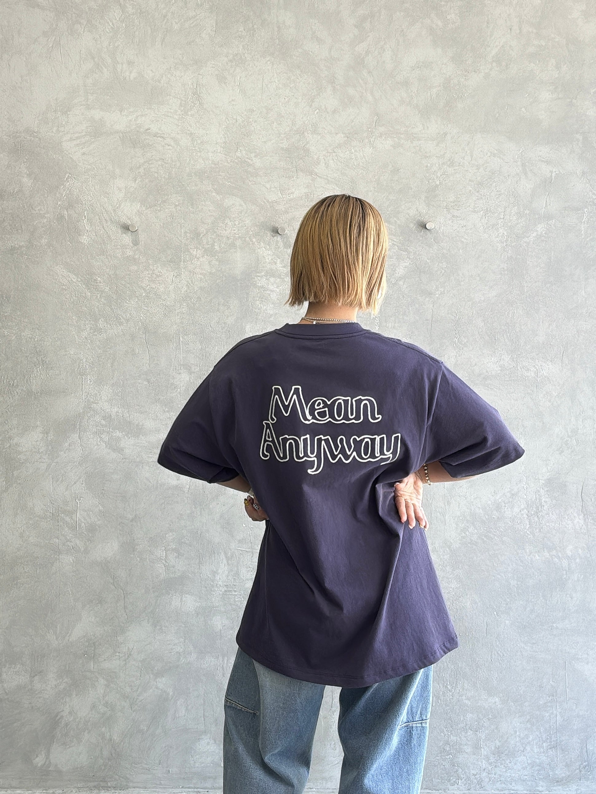 【予約販売】men'sサイズ／コード刺繍ポケット Tシャツ／ING