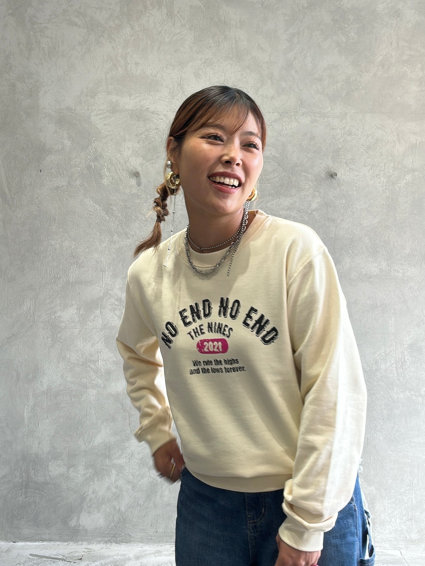 受付終了【予約販売】カレッジデザインスウェット／the Nines