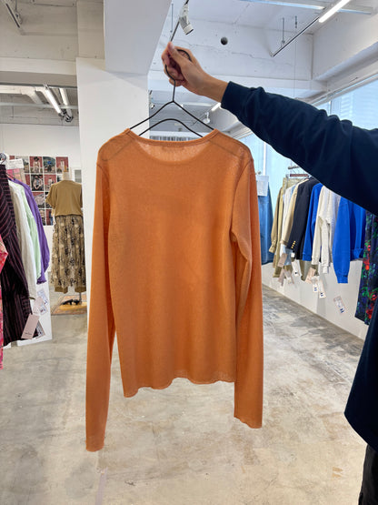 受付終了【予約販売】ボートネックカットソー／8611010／LE MÉLANGE