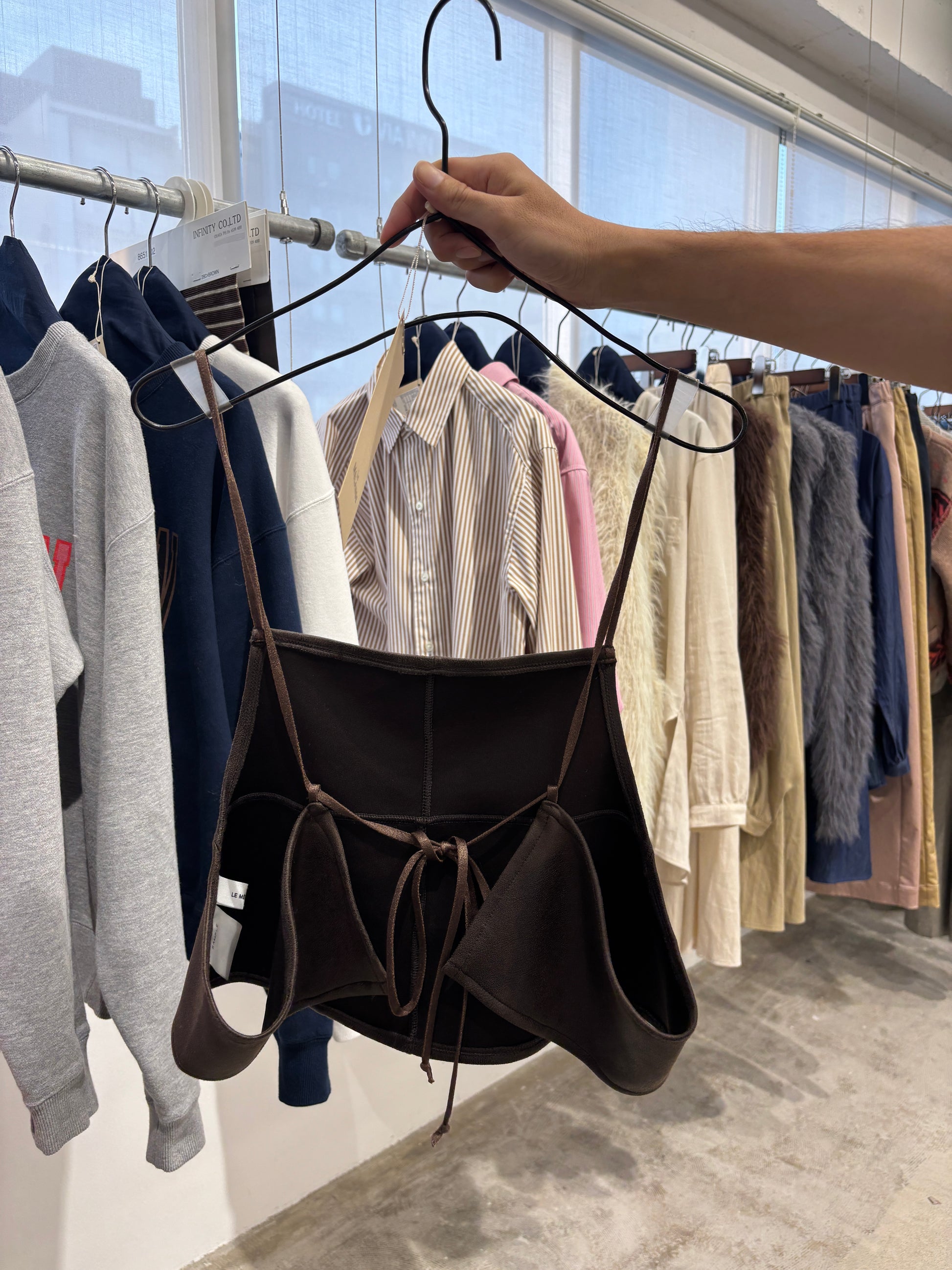 【予約⚡︎販売】モッチモチダンボール箔プリントビスチェ／8651702／LE MÉLANGE／2026 AW #2