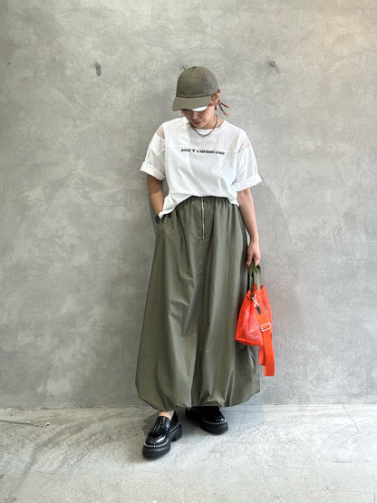 2wayナイロンバルーンスカート