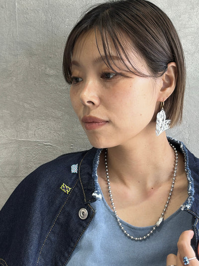 ５ミリボールチェーンチョーカー＆ブレスレットセット【ステンレス】／the Nines basic