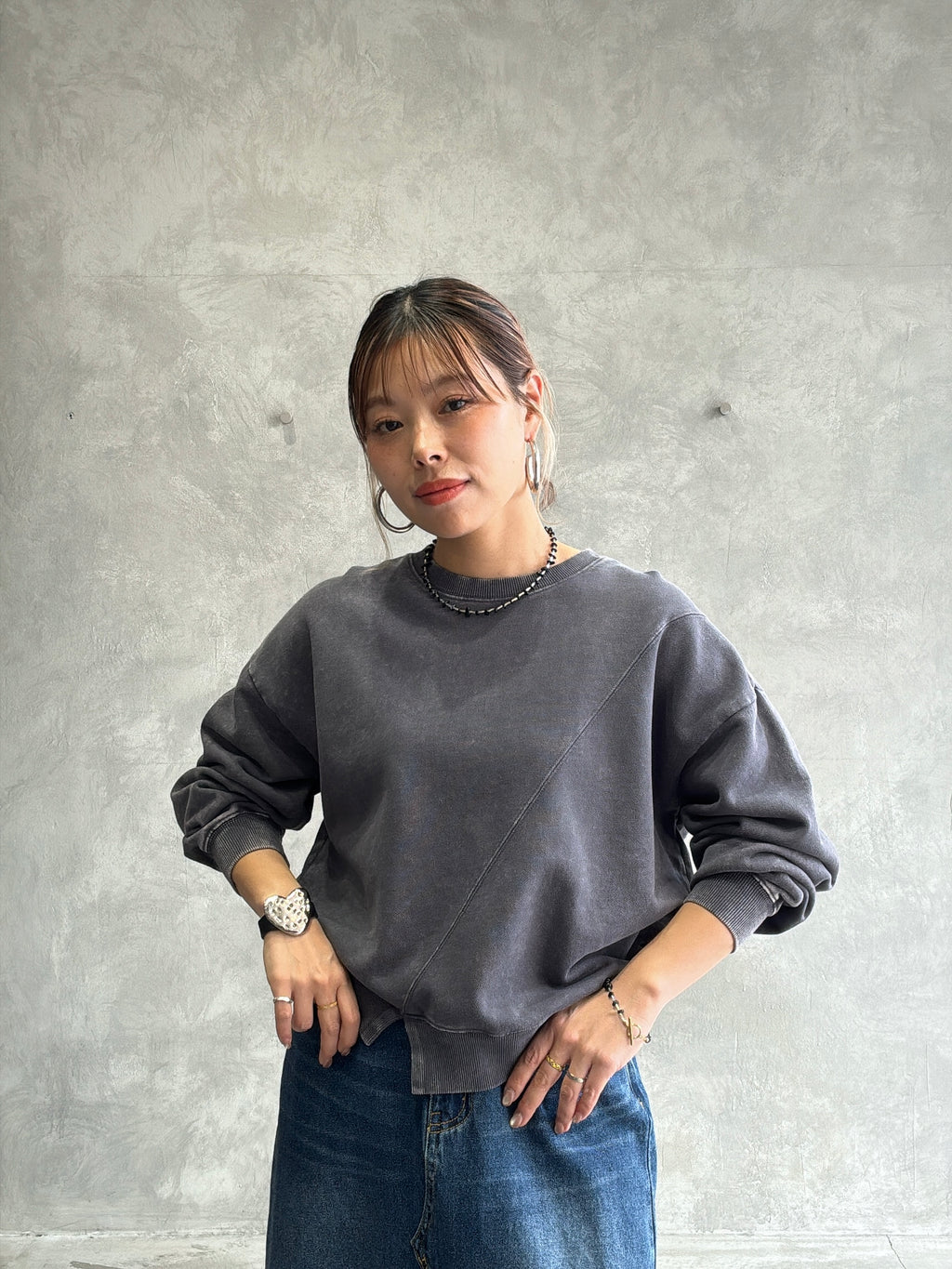 【再入荷】ピグメントプルオーバースウェット