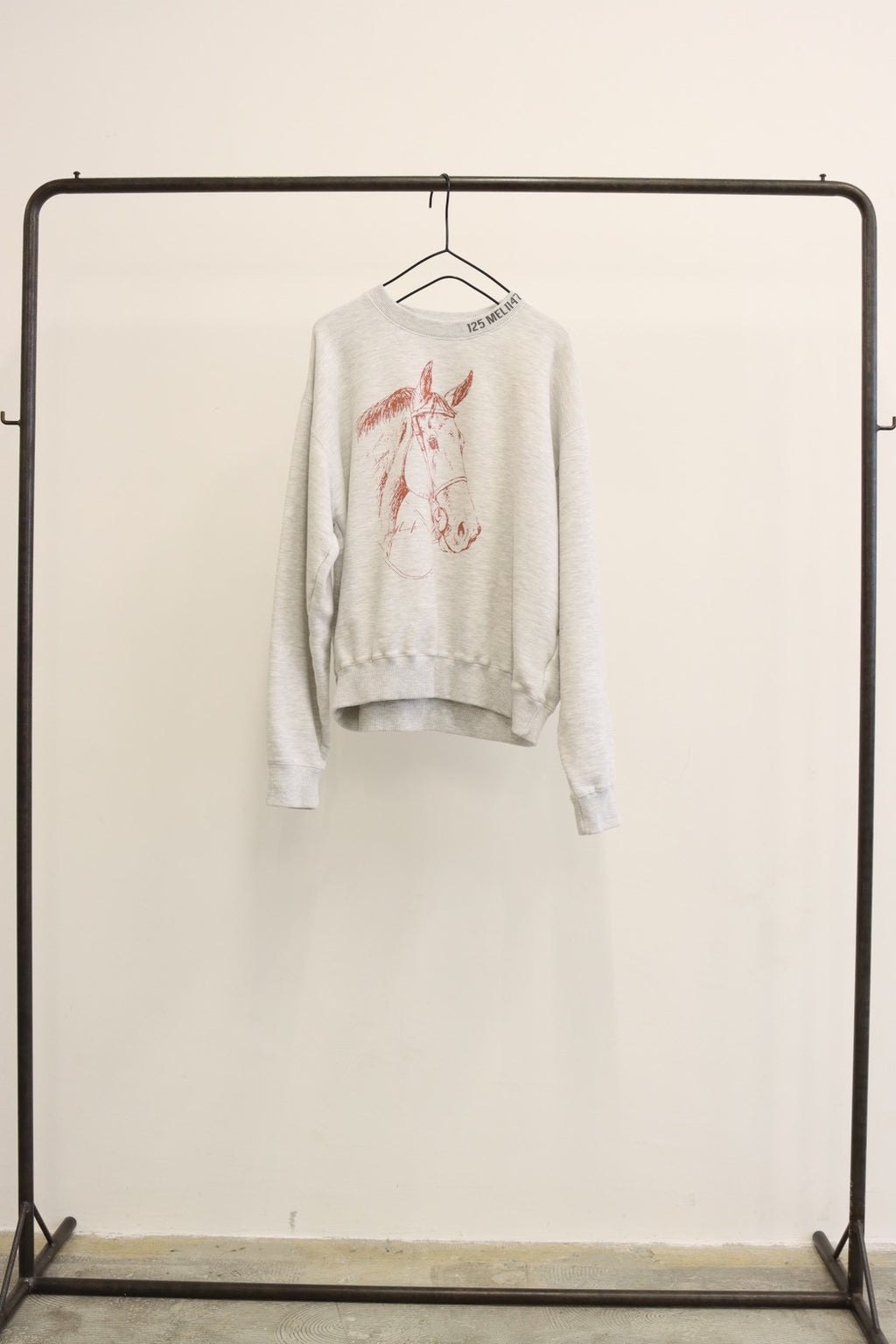 【予約⚡︎販売】HORSEプリントスウェット／#8641012、#8641013／LE MÉLANGE／2026 AW #1