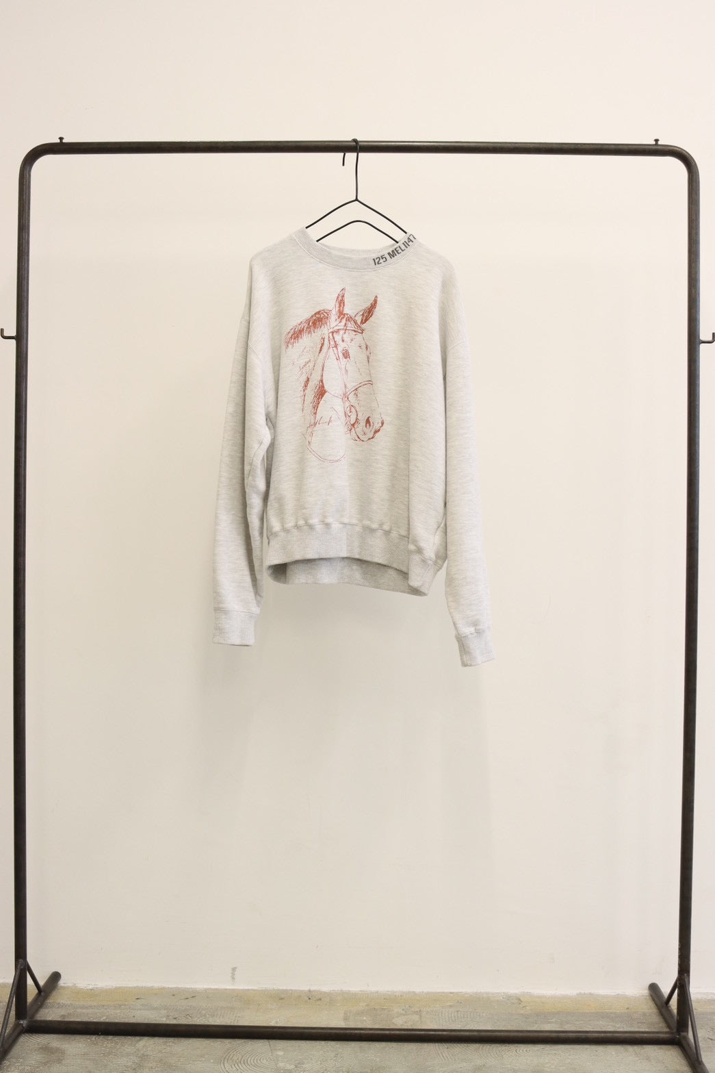 【予約⚡︎販売】HORSEプリントスウェット／#8641012、#8641013／LE MÉLANGE／2026 AW #1