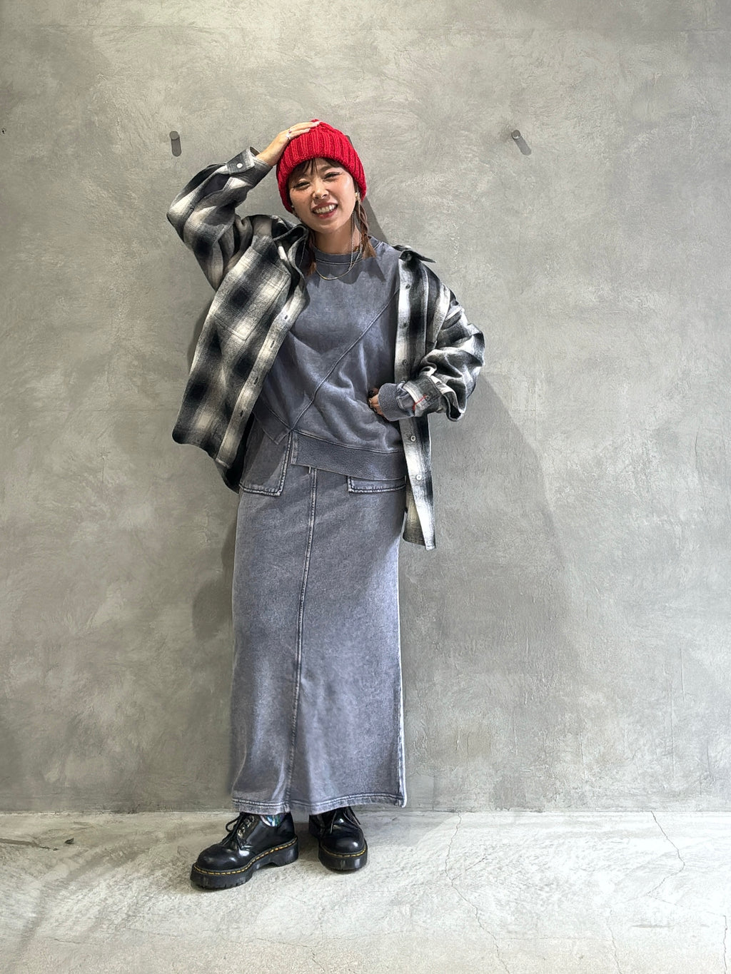 【再入荷】ピグメントスウェットスカート