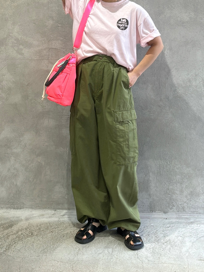 カーゴパンツ（無地・花柄）／8623504・8623505／LE MÉLANGE