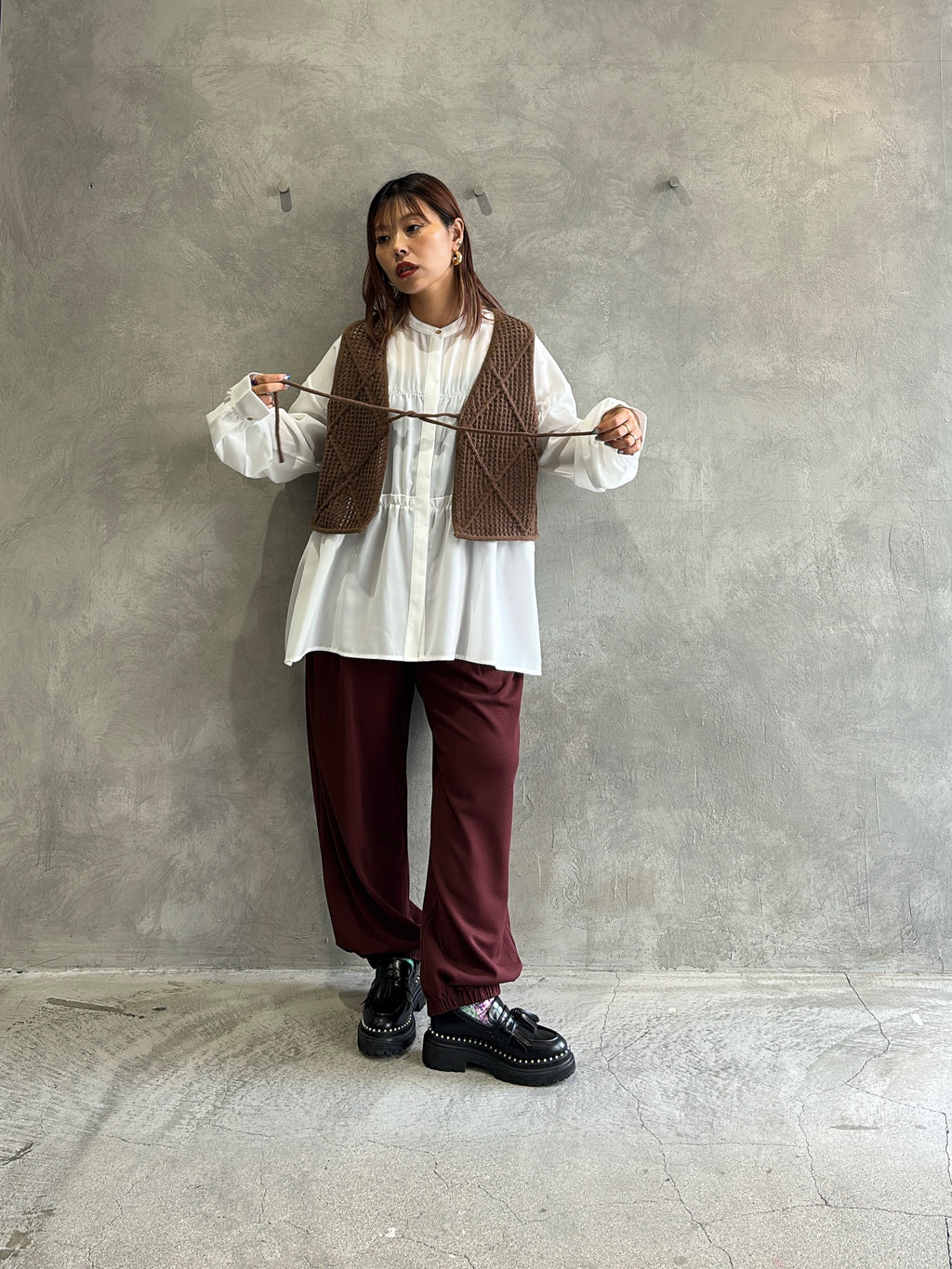 【再入荷】タックポケットジャージジョガーパンツ／CYAN TOKYO