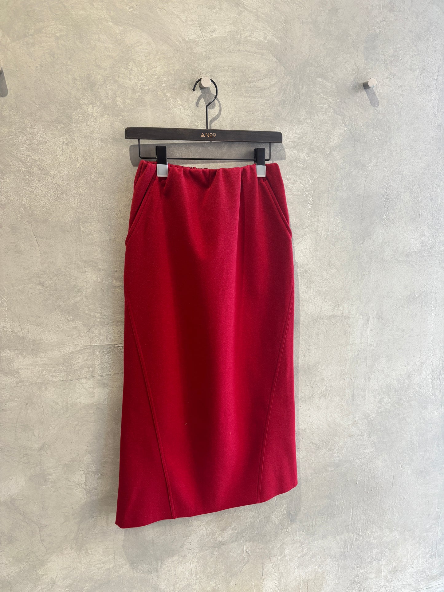 ウーリージャージスカート／Dignite collier