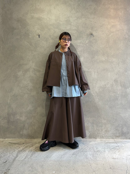 ラウンドヨークガウチョパンツ／CYAN tokyo