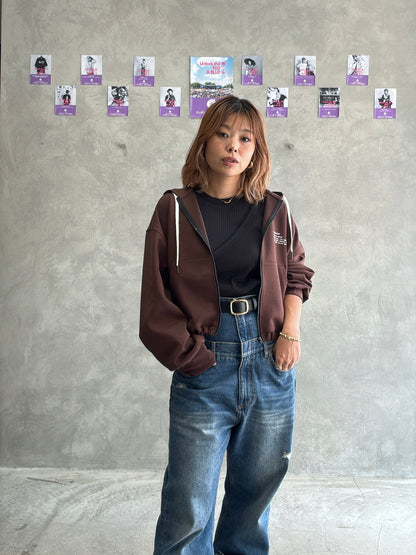 ジップアップパーカー／Anna Kerry