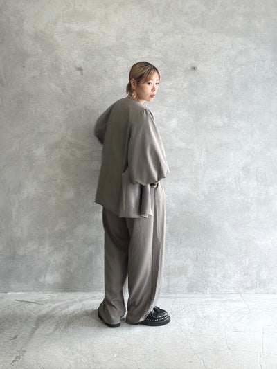 ロゴウエストタックパンツ／MG PT-26089-A／MARGAUX VINTAGE／2026 AW＃1