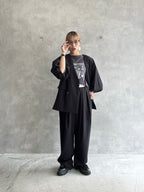 バルーンスリーブノーカラーJK／MG JK-26088-A／MARGAUX VINTAGE／2026 AW＃1
