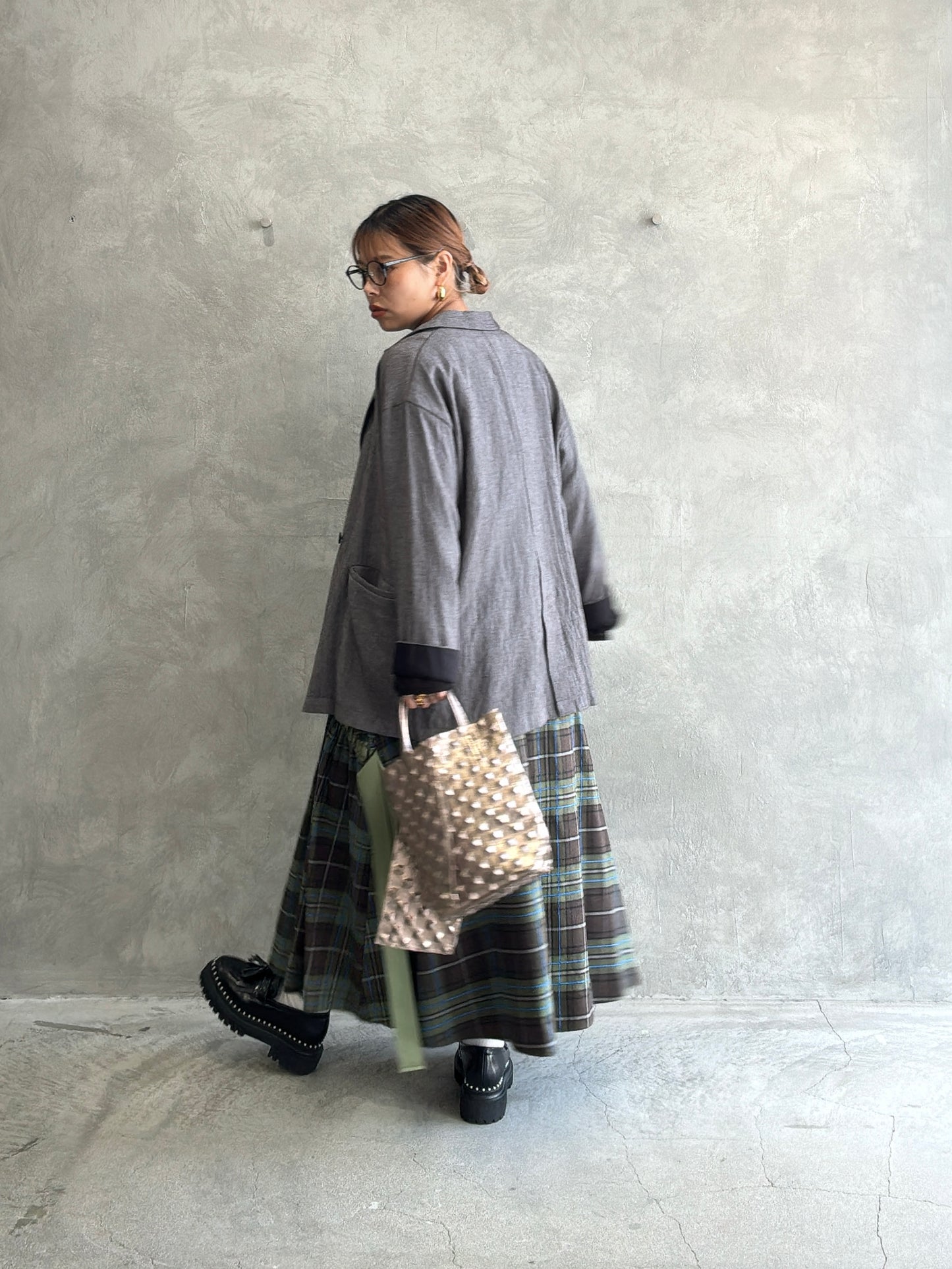 リラックスシルエットジャケット／LHELBIE