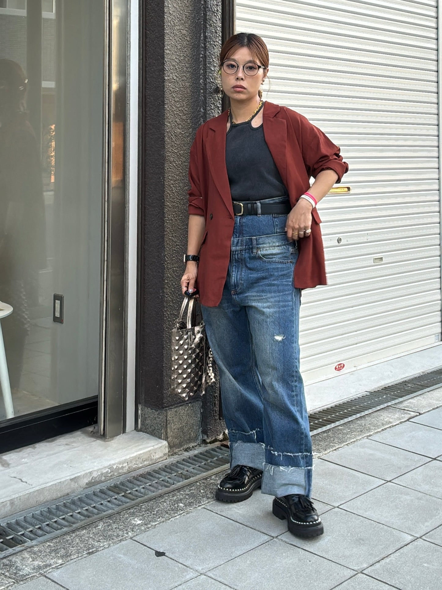 リラックスシルエットジャケット／LHELBIE