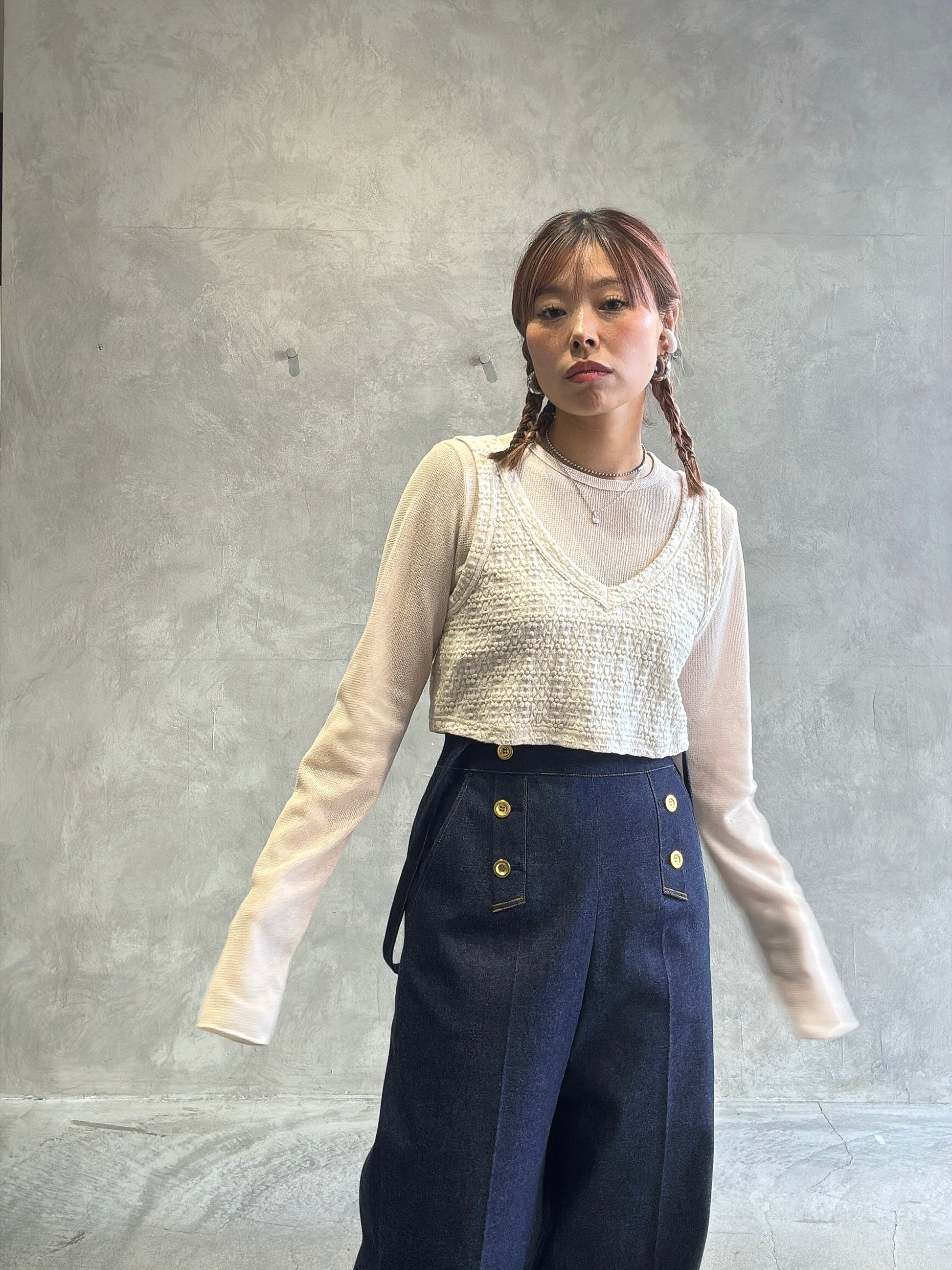 ボートネックカットソー／8611010／LE MÉLANGE