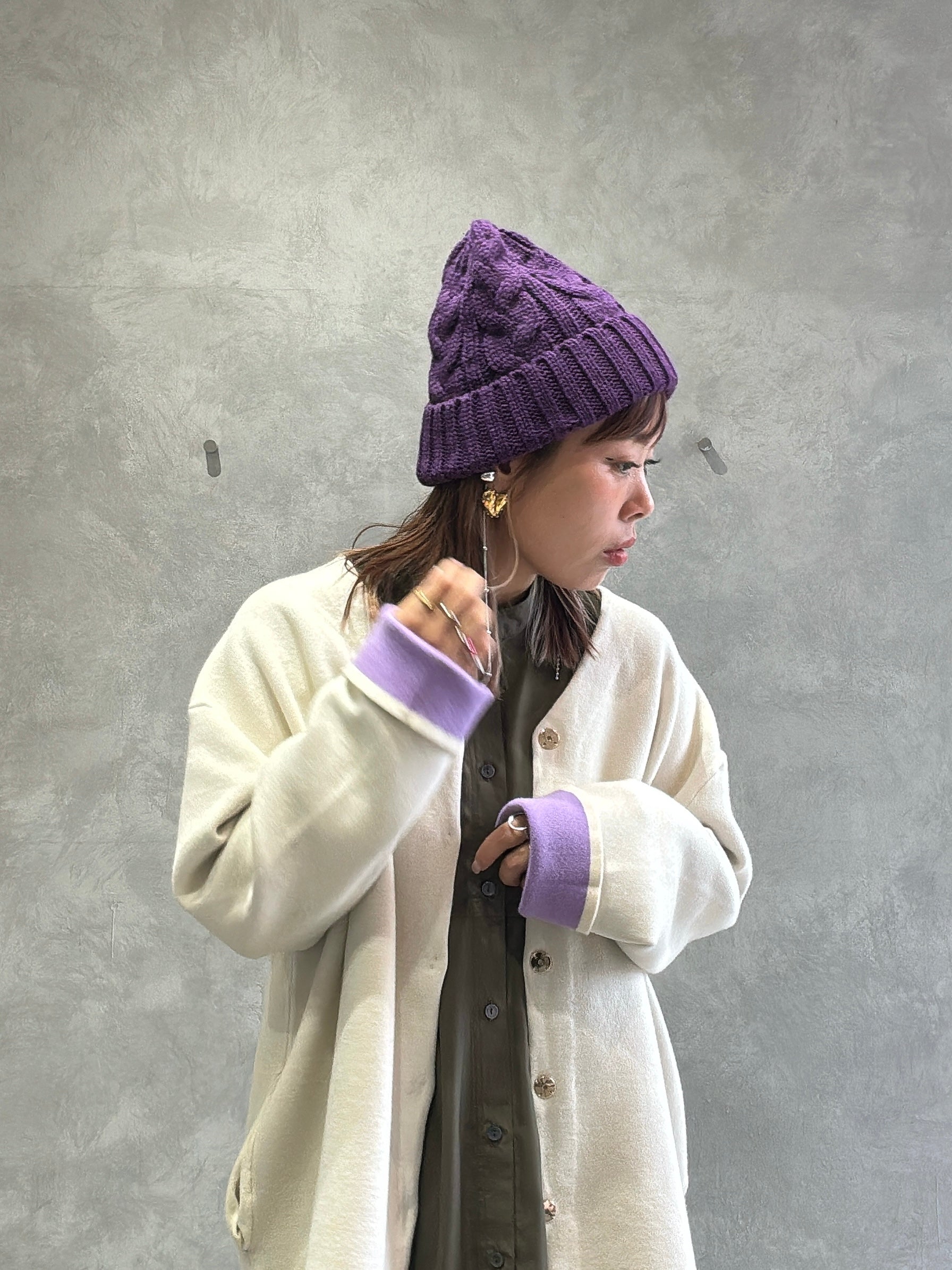 ゆるフィットニットキャップ